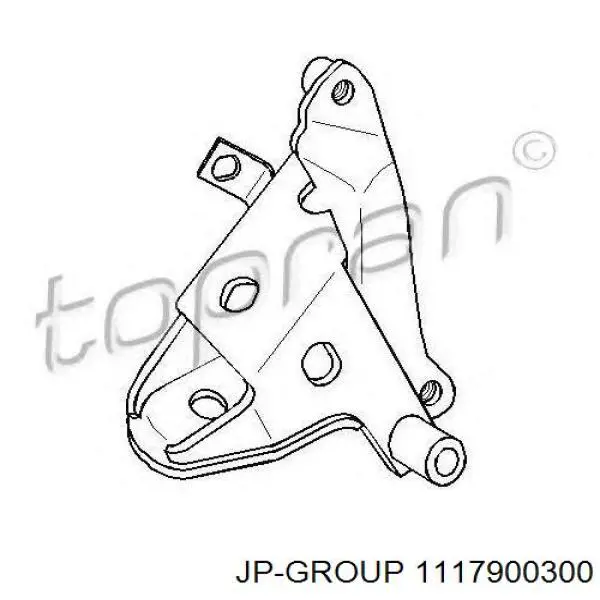 1117900300 JP Group soporte para taco de motor delantero