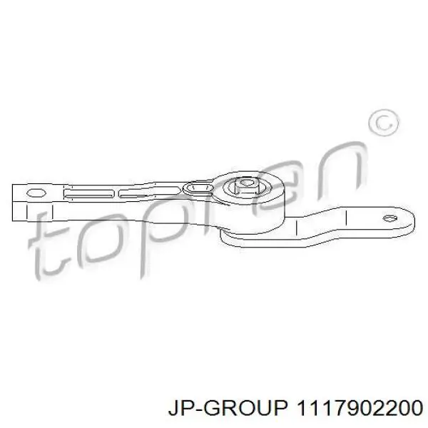 1117902200 JP Group soporte de motor trasero
