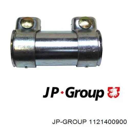 Abrazadera de silenciador delantera JP Group 1121400900