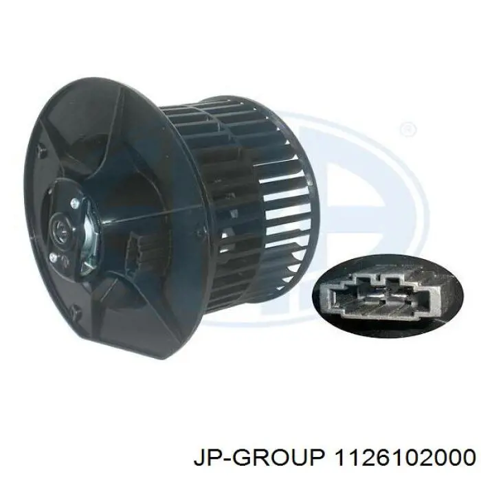 Motor del ventilador trasero del calefactor 7M0819021B VAG
