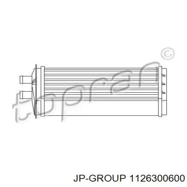 1126300600 JP Group radiador de calefacción
