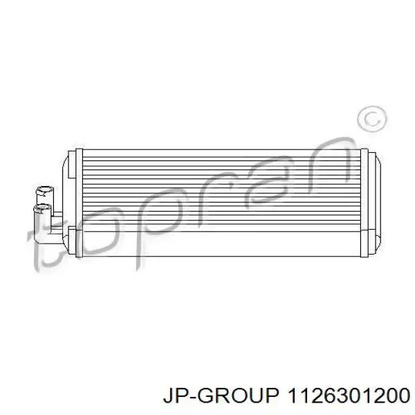 1126301200 JP Group radiador de calefacción