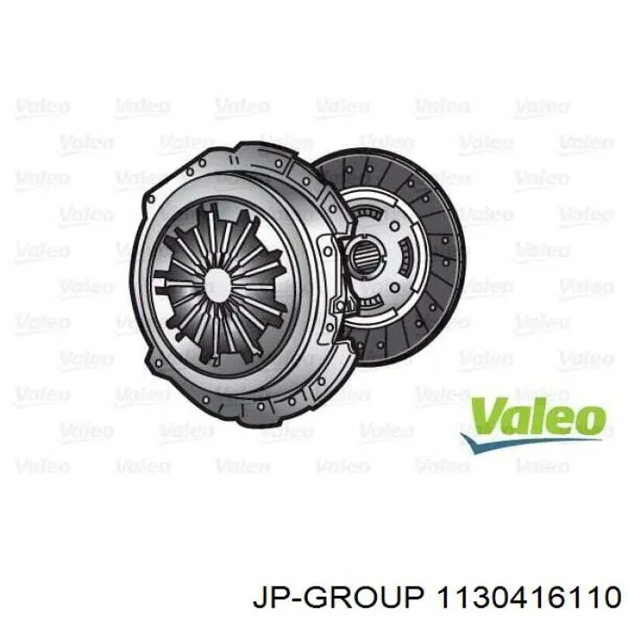 Kit de embrague (3 partes) JP GROUP 1130416110