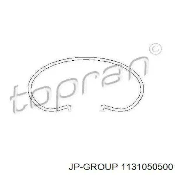Anillo de alambre, plato de desembrague (TRUCK) JP Group 1131050500