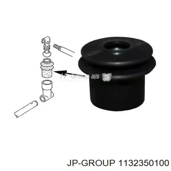 1132350100 JP Group Pomo de palanca de cambios