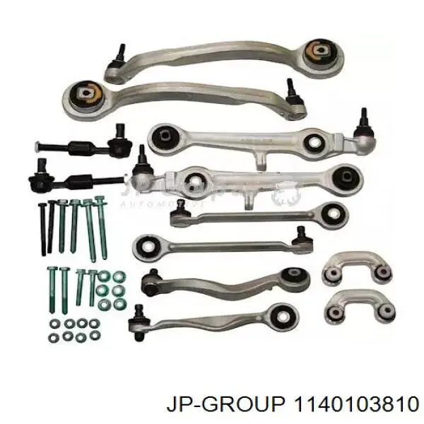 Comprar 1140103810 JP Group Kit de brazo de suspensión delantera