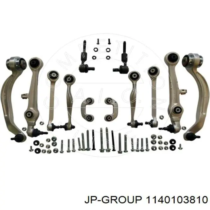 1140103810 JP Group kit de brazo de suspension delantera