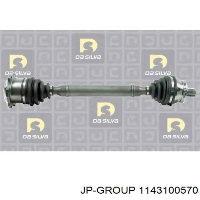 8D0407451QX VAG Semieje delantero izquierdo