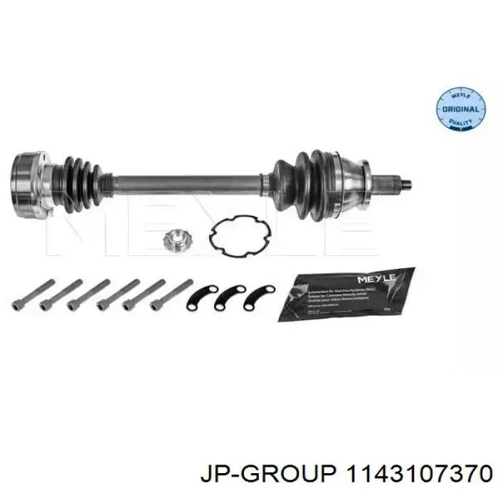 357407271DX VAG árbol de transmisión delantero izquierdo