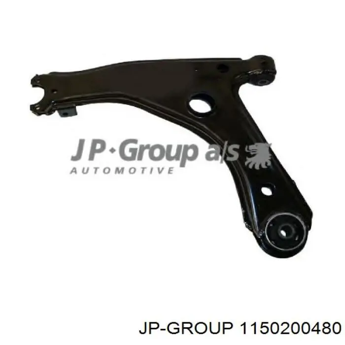 Brazo de suspensión trasero inferior derecho 1150200480 JP Group