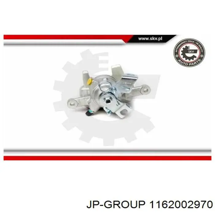 Pinza de freno trasera izquierda JP Group 1162002970