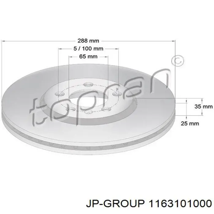 Freno de disco delantero Mercedes E C124