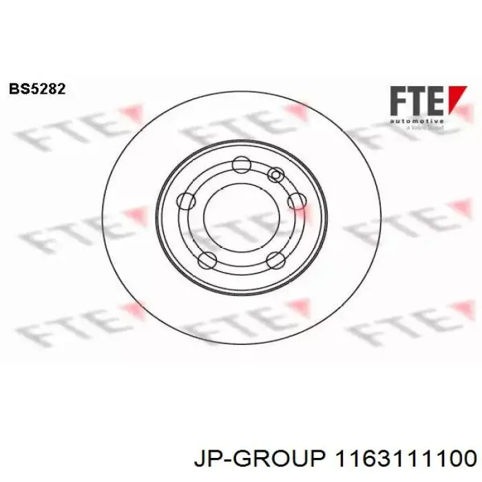 CD7164V Bremsi freno de disco delantero