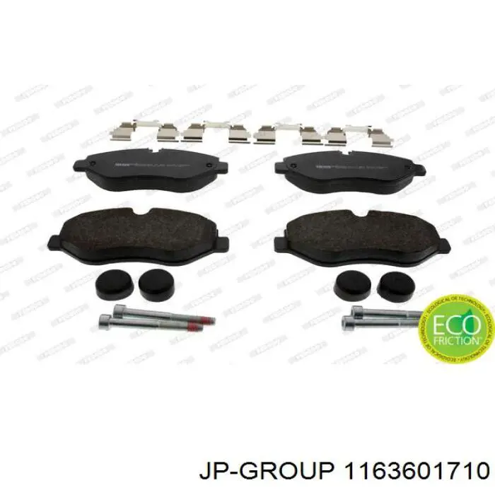 Pastillas freno delanteras JP Group 1163601710 precio, desde 29,33 EUR