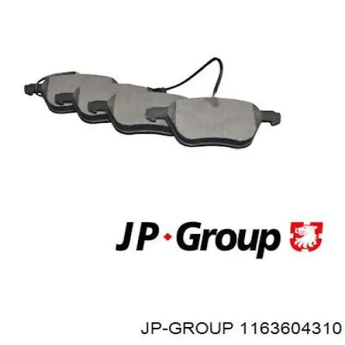 Comprar 1163604310 JP Group Pastillas delanteras de freno