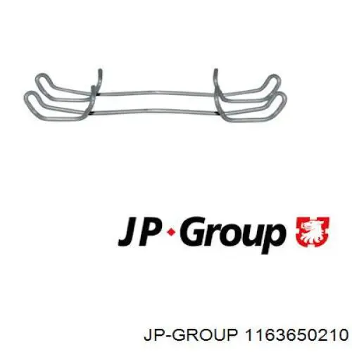 1163650210 JP Group Resorte de retención de la pinza de freno