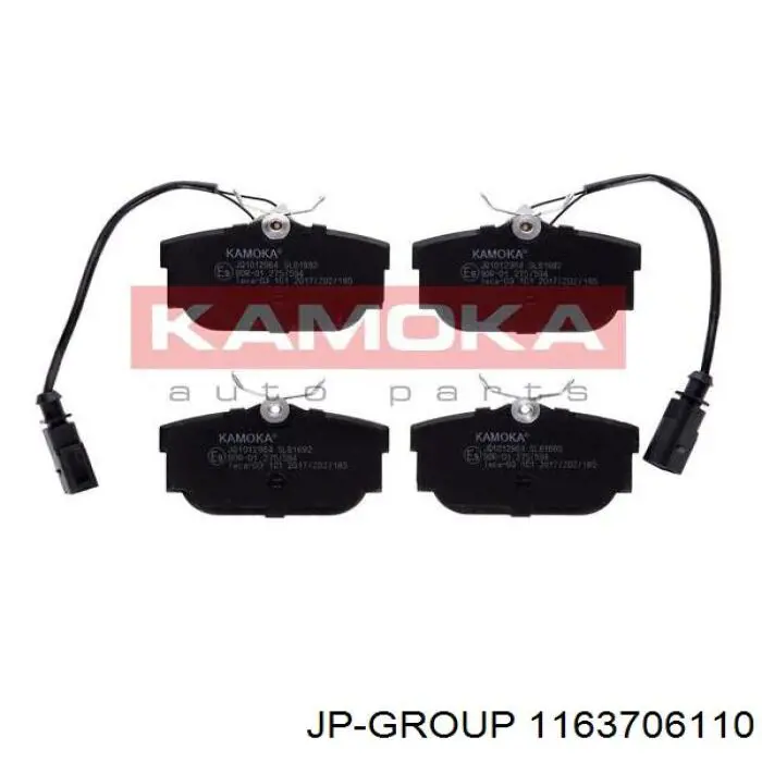 Comprar 1163706110 JP Group Pastillas de freno traseras