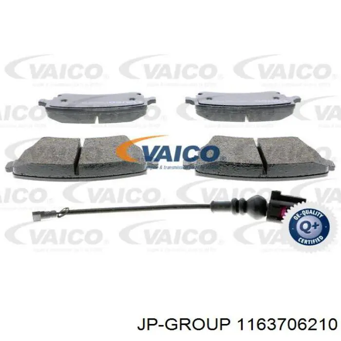 Comprar 1163706210 JP Group Pastillas de freno traseras