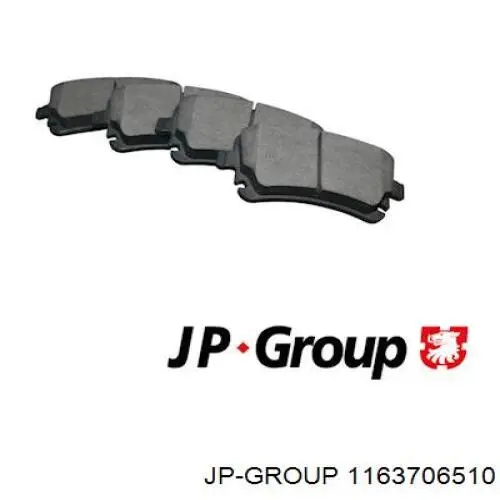 Comprar 1163706510 JP Group Pastillas de freno traseras