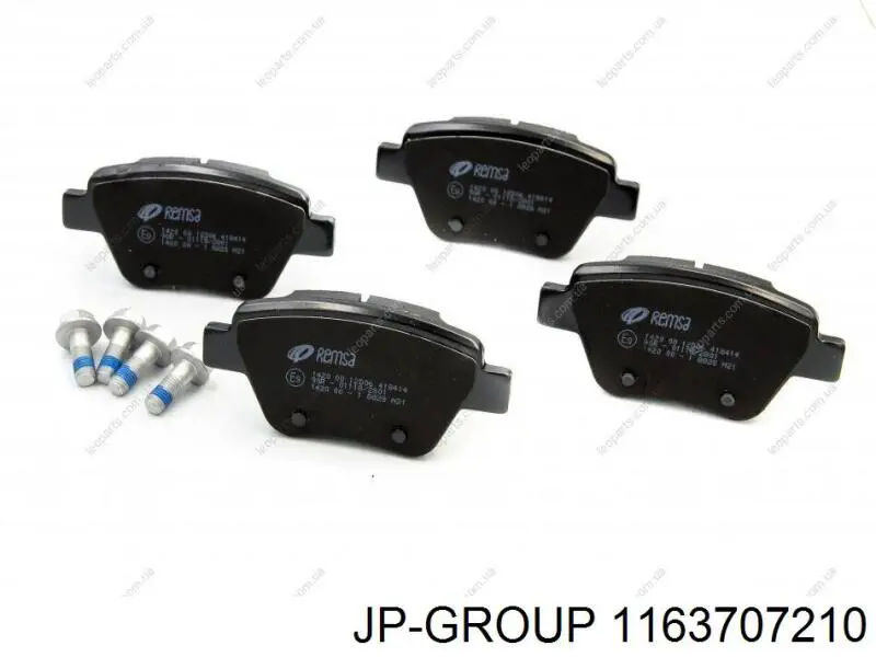 Pastillas de freno traseras Volkswagen Jetta 6 162, 163, AV3, AV2, AY2, AY3