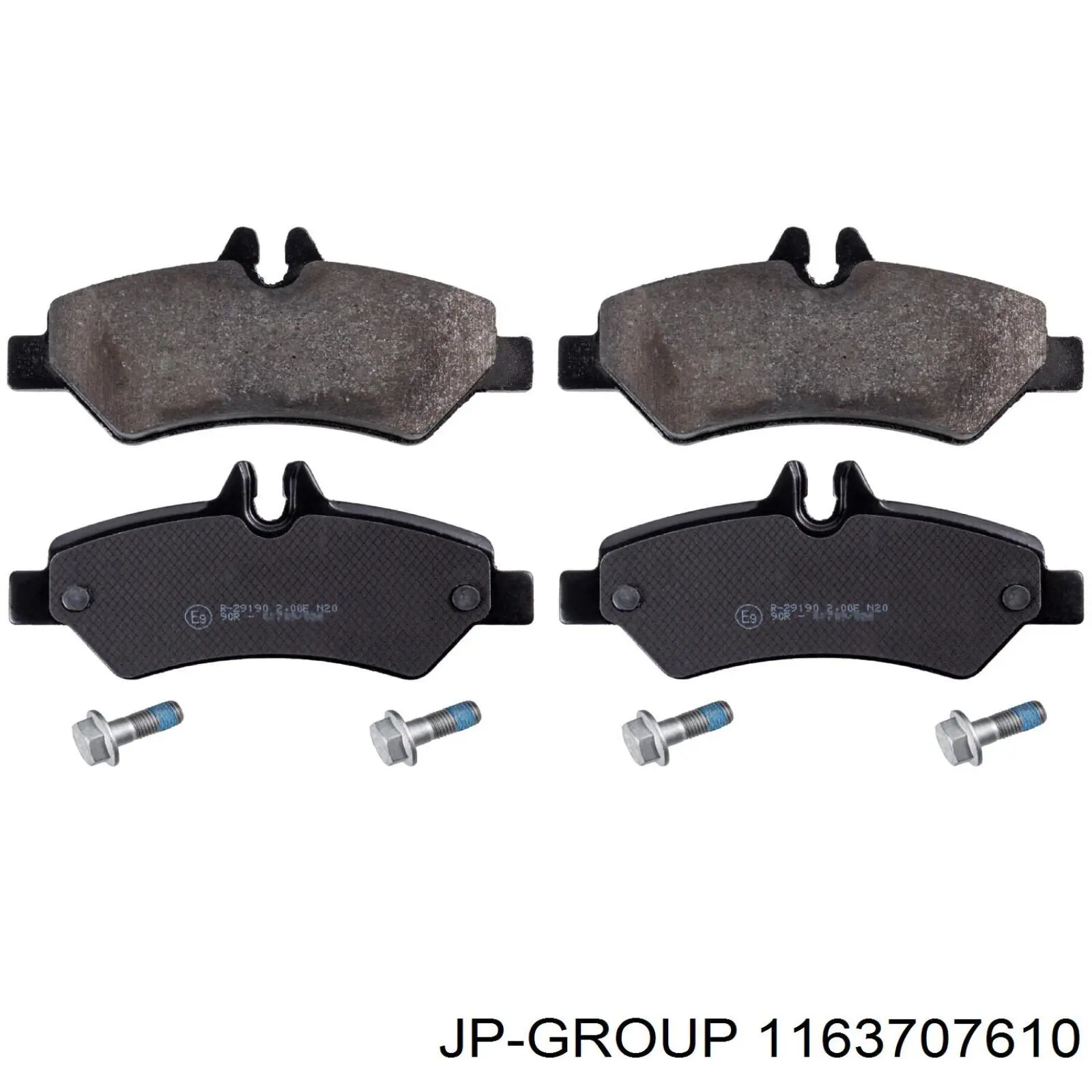 Comprar 1163707610 JP Group Pastillas de freno traseras