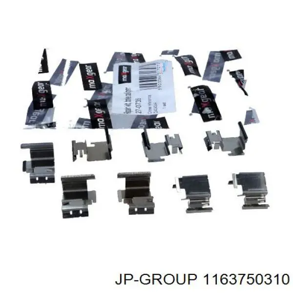 Juego de resortes de sujeción de pastillas de freno traseras JP Group 1163750310 precio, desde 5,31 EUR