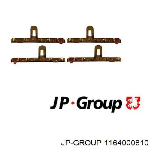 1164000810 JP Group Juego de reparación, pastillas de frenos