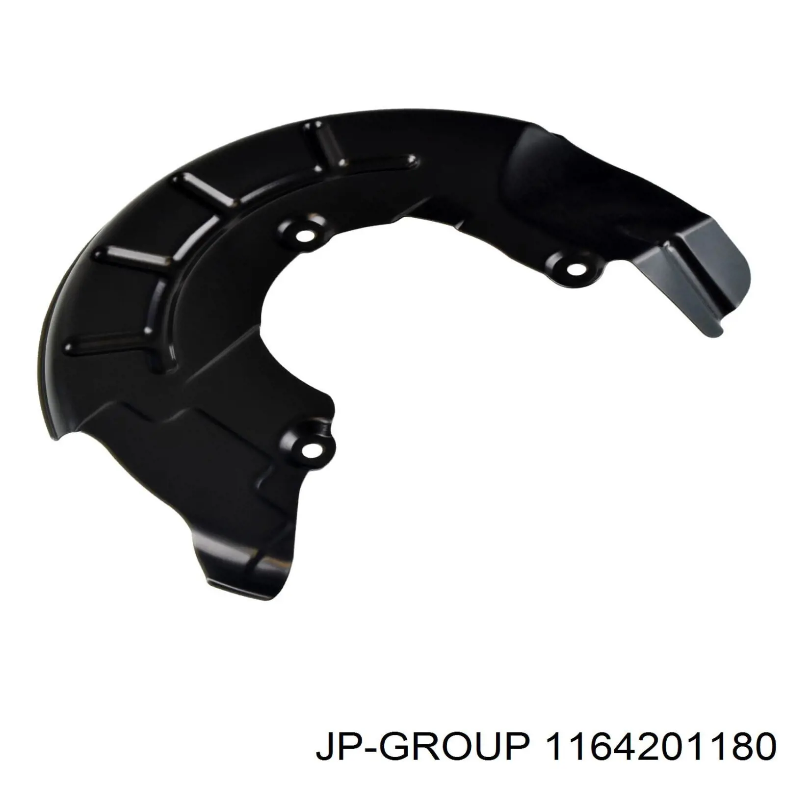 1164201180 JP Group chapa protectora contra salpicaduras, disco de freno delantero derecho