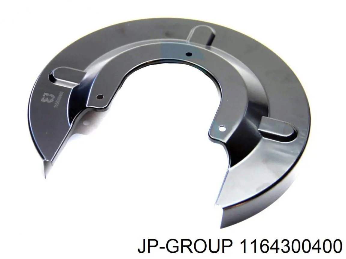 Chapa protectora contra salpicaduras, disco de freno trasero JP Group 1164300400