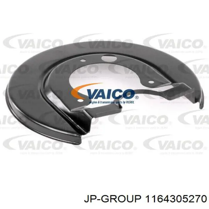 J3340808 Jakoparts chapa protectora contra salpicaduras, disco de freno trasero izquierdo