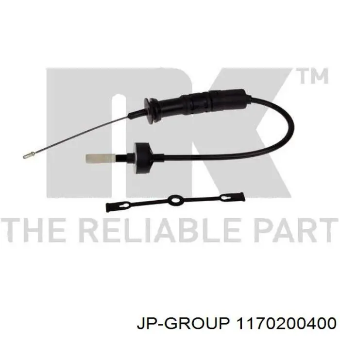 1170200400 JP Group cable de embrague