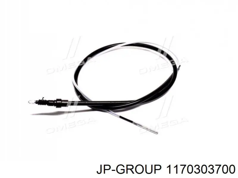 1170303700 JP Group cable de freno de mano trasero derecho/izquierdo