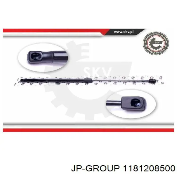 Amortiguador de maletero JP Group 1181208500 precio, desde 12,09 EUR