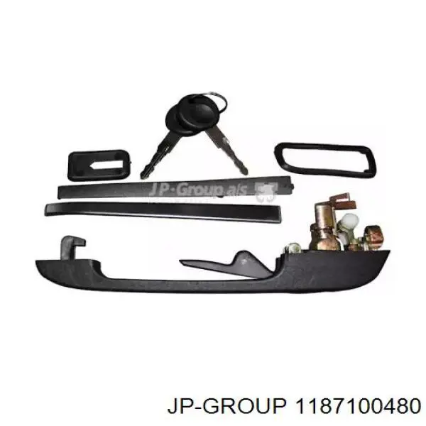 Manija exterior derecha de puerta delantera JP Group 1187100480 precio, desde 10,68 EUR