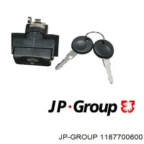 1187700600 JP Group boton de accion de bloqueo de la tapa maletero (3/5 puertas traseras)