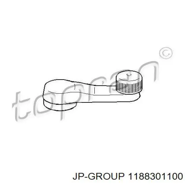 Manivela de elevalunas de puerta delantera JP Group 1188301100 precio, desde 7,05 EUR