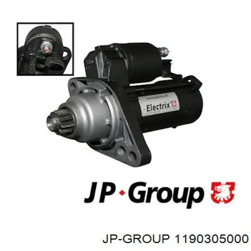 1190305000 JP Group motor de arranque