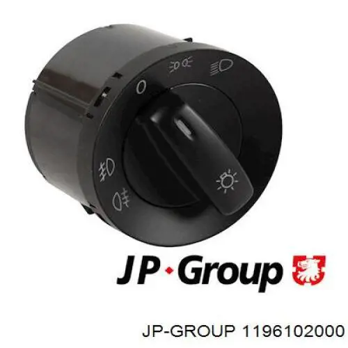 1196102000 JP Group interruptor de faros para "torpedo"