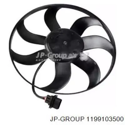 1199103500 JP Group ventilador (rodete +motor refrigeración del motor con electromotor completo)