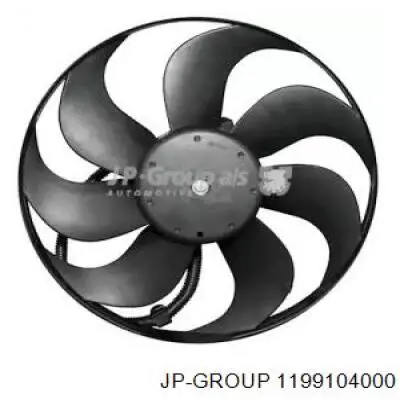 1199104000 JP Group ventilador (rodete +motor refrigeración del motor con electromotor completo)