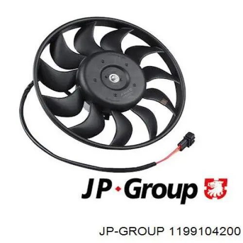 1199104200 JP Group rodete ventilador, refrigeración de motor