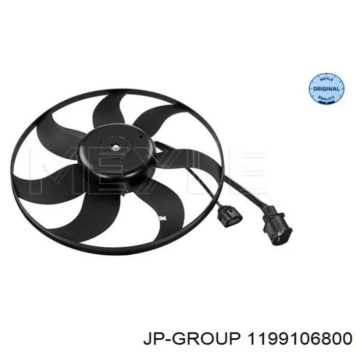 Comprar 1199106800 JP Group Ventilador eléctrico de refrigeración completo izquierdo (motor y hélice)