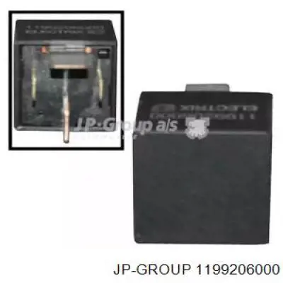 Relé, ventilador de habitáculo JP Group 1199206000