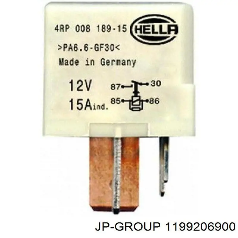 1199206900 JP Group Relé de bomba eléctrica de combustible