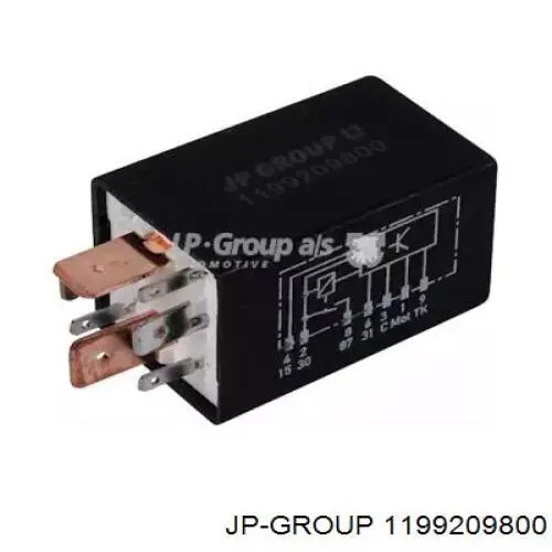 Relé de bomba eléctrica de combustible JP Group 1199209800 precio, desde 27,53 EUR