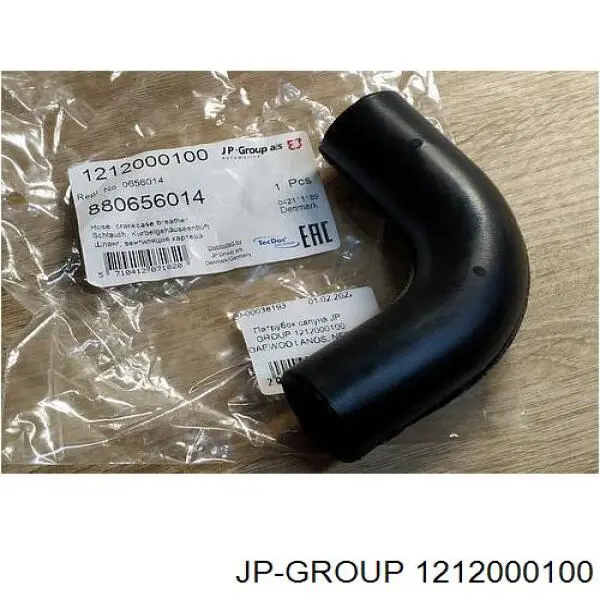 1212000100 JP Group tubo de ventilacion del carter (separador de aceite)