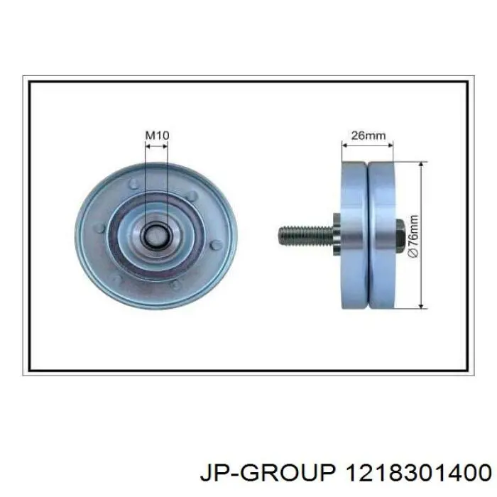 Rodillo tensor JP Group 1218301400