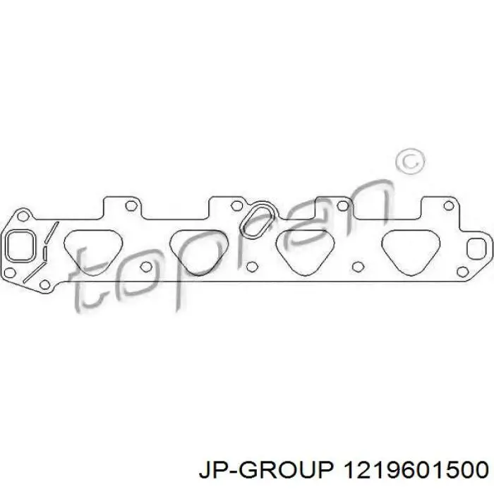 1219601500 JP Group junta, colector de admisión, superior