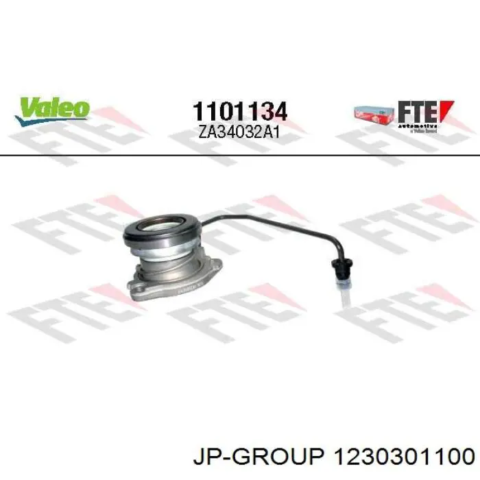 1230301100 JP Group Desembrague central, embrague (cojinete de desembrague)
