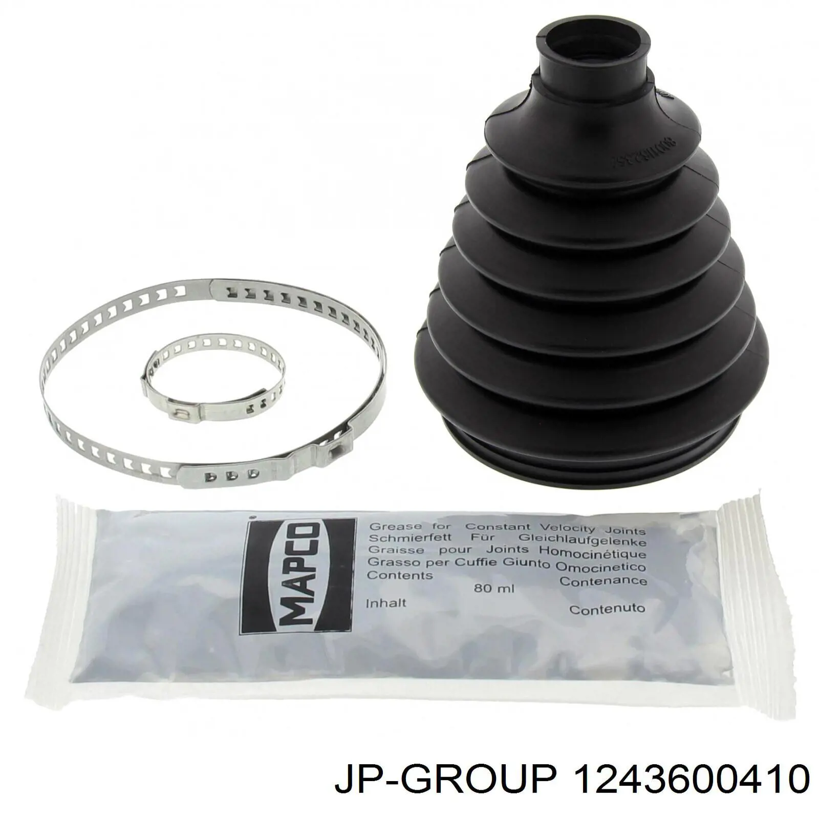 1243600410 JP Group fuelle, árbol de transmisión delantero exterior